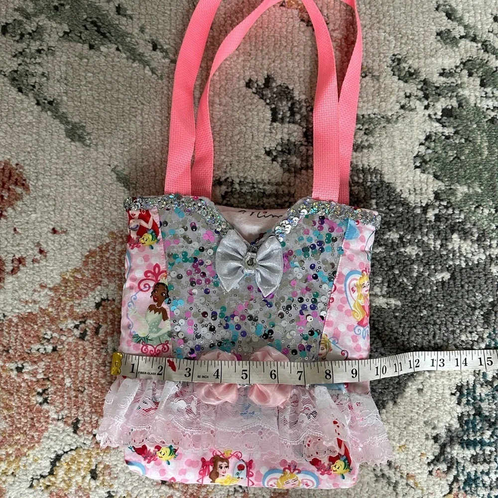 New Hand Crafted Handmade Girls Disney Princess Bling Purse